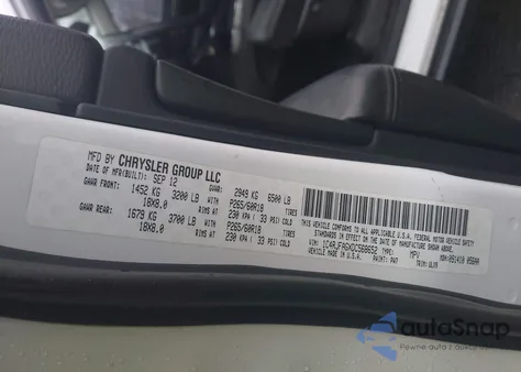 2013 Jeep Grand Cherokee Laredo from USA, damaged, VIN 1C4RJFAGXDC568652